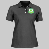Small Badge - UltraClub® Ladies’ Classic Platinum Polo